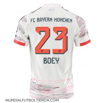 Camiseta Bayern Munich Sacha Boey #23 Segunda Equipación Replica 2025-26 mangas cortas Camiseta Bayern Munich Sacha Boey #23 Segunda Equipación Replica 2025-26 mangas cortas